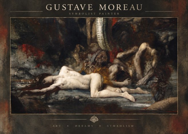 Gustave Moreau Despair No5 - Affiche