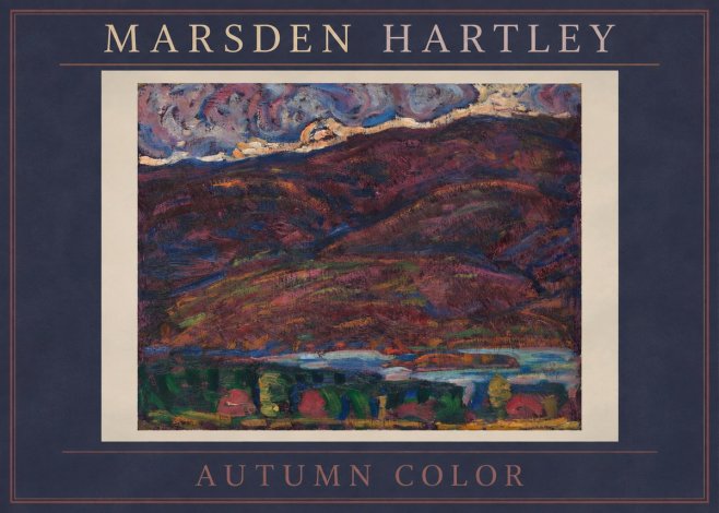 Marsden Hartley Autumn Color No2 - Affiche
