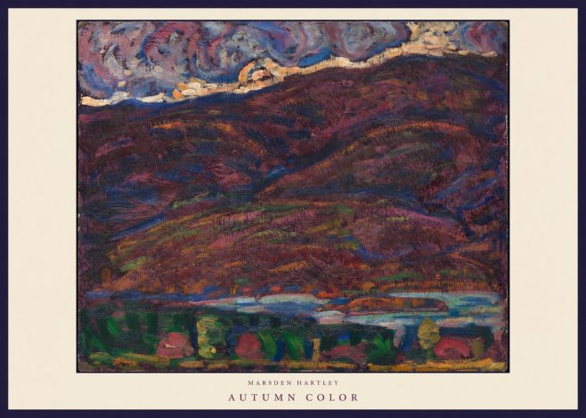 Marsden Hartley Autumn Color No6 - Affiche