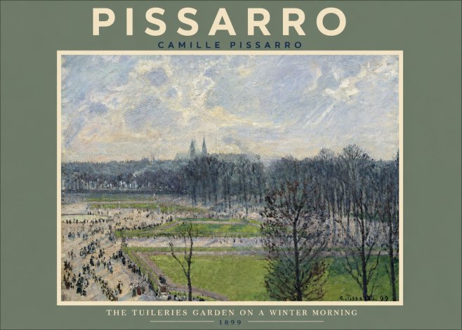 Pissarro The Tuileries Gardens, Cloudy Weather No2 - Affiche