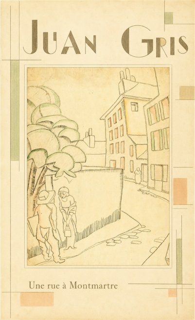 Juan Gris Une Rue À Montmartre No3 - Affiche
