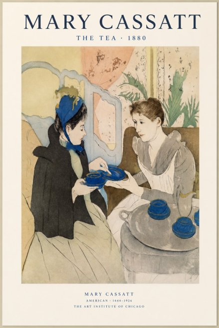 Mary Cassatt The Tea No1 - Affiche
