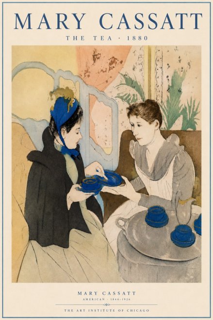 Mary Cassatt The Tea No5 - Affiche