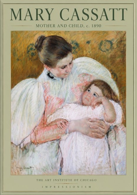 Mary Cassatt Mother and Child VI No2 - Affiche