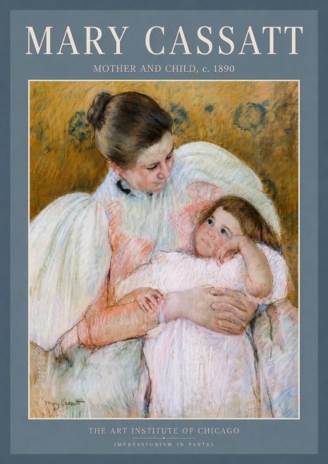 Mary Cassatt Mother and Child VI No5 - Affiche