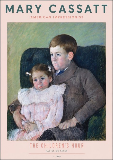 Mary Cassatt The Children's Hour No2 - Affiche