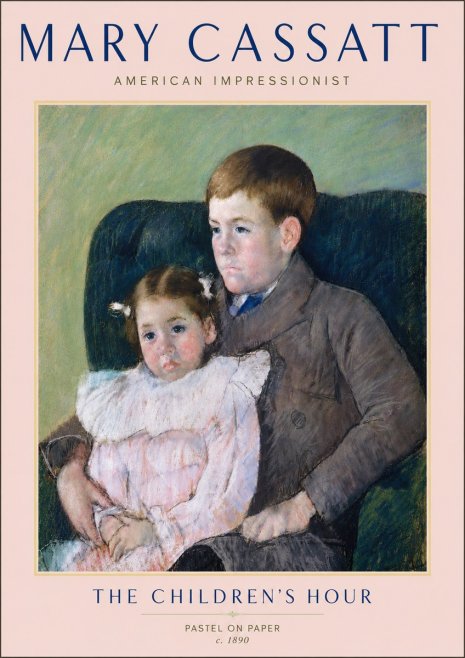 Mary Cassatt The Children's Hour No6 - Affiche