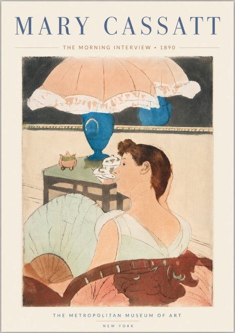 Mary Cassatt The Morning Interview No6 - Affiche