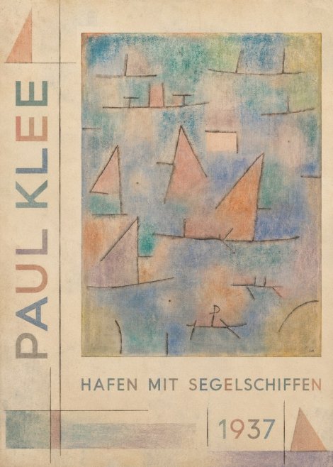 Paul Klee Hafen Mit Segelschiffen No5 - Affiche