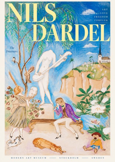 Nils Dardel The Song No4 - Affiche