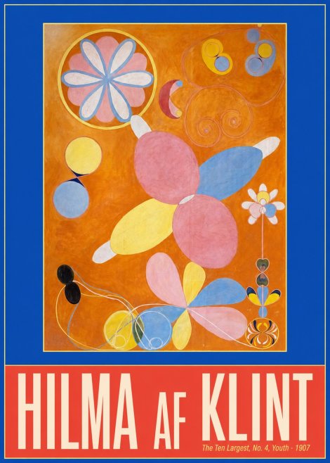 Hilma af Klint The Ten Largest, No. 4, Youth No2 - Affiche