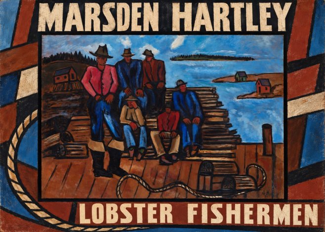 Marsden Hartley Lobster Fishermen I No3 - Affiche