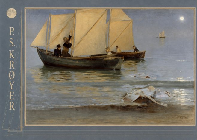 P.S. Krøyer A Ray Washed Ashore No3 - Affiche