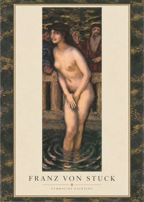 Franz von Stuck Susanna No1 - Affiche