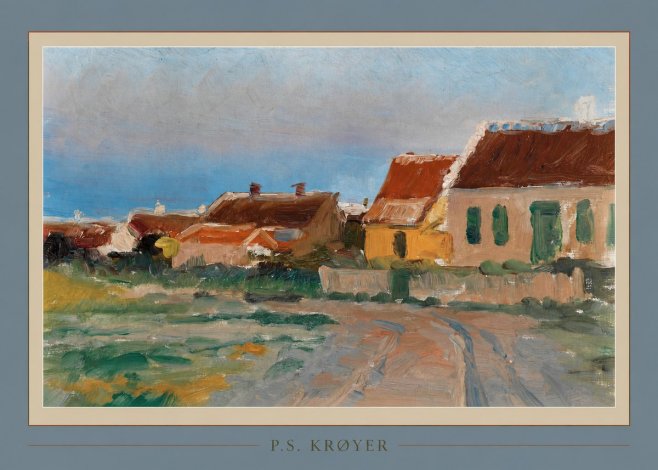 P.S. Krøyer Houses in Skagen No2 - Affiche