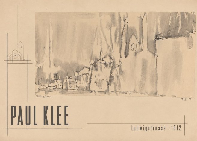 Paul Klee Ludwigstrasse No2 - Affiche