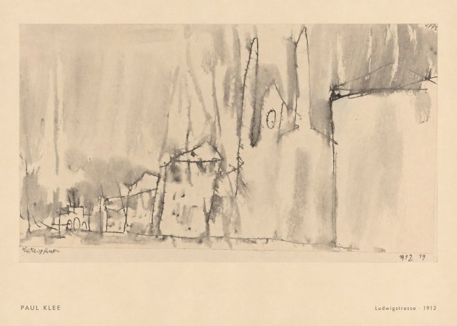 Paul Klee Ludwigstrasse No6 - Affiche