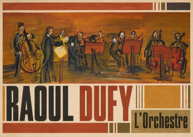 Raoul Dufy L'orchestre No4 - Affiche