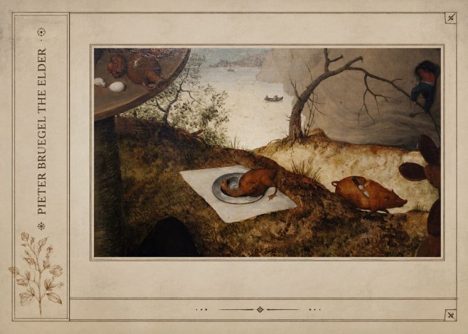 Pieter Bruegel The Pig Is Stabbed No2 - Affiche
