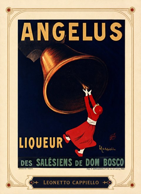 Leonetto Cappiello Angelus Liqueur No6 - Affiche