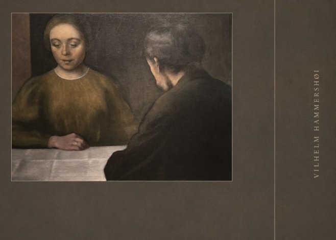 Vilhelm Hammershøi A Conversation No2 - Affiche