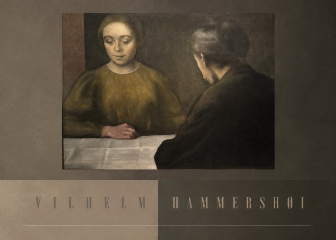 Vilhelm Hammershøi A Conversation No6 - Affiche