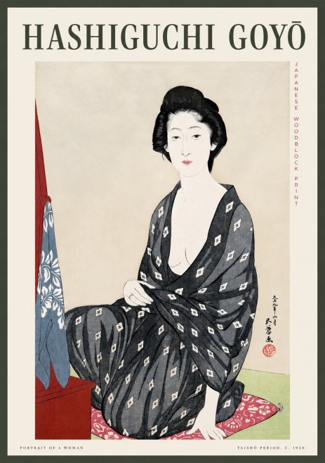 Hashiguchi Goyō Portrait of a Woman No2 - Affiche