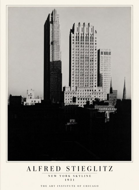 Alfred Stieglitz New York Skyline No1 - Affiche