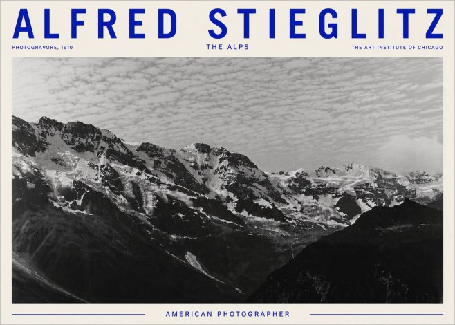 Alfred Stieglitz The Alps No5 - Affiche