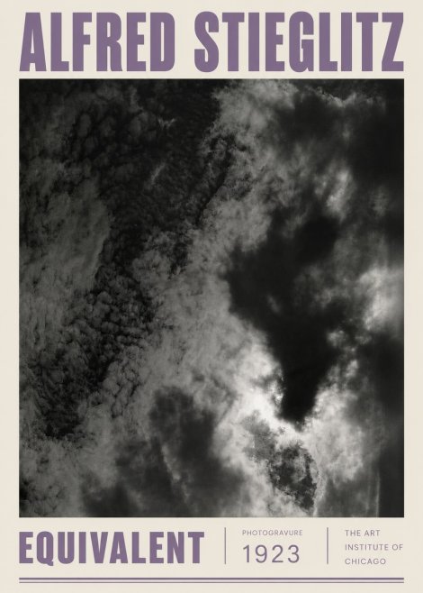 Alfred Stieglitz Equivalent V No5 - Affiche