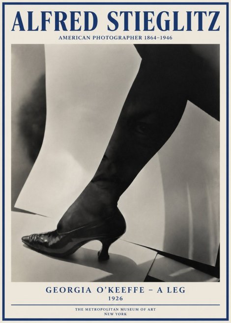 Alfred Stieglitz Georgia O'keeffe – a Leg No4 - Affiche