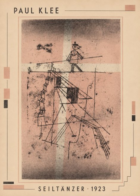 Paul Klee Seiltänzer III No3 - Affiche