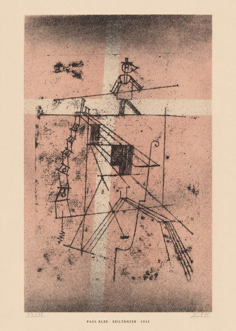 Paul Klee Seiltänzer III No6 - Affiche