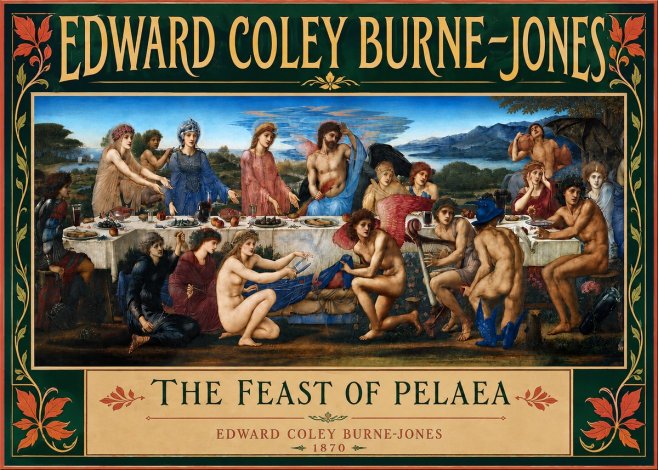 Edward Burne-Jones The Feast of Pelaea No3 - Affiche