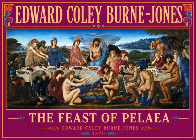 Edward Burne-Jones The Feast of Pelaea No5 - Affiche