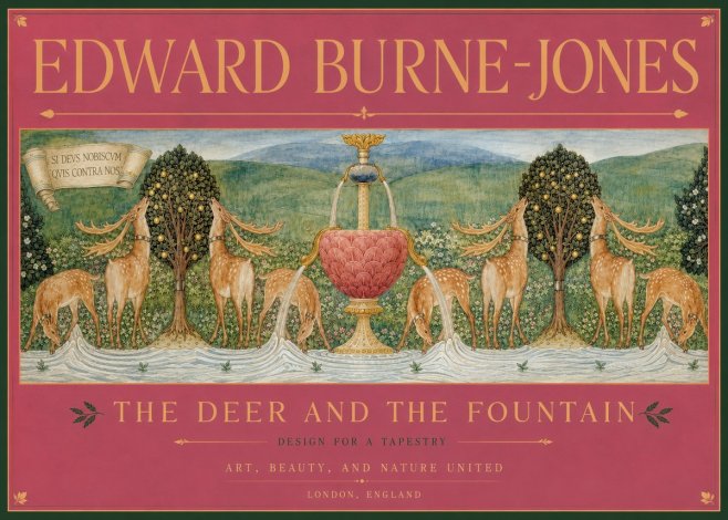 Edward Burne-Jones The Deer and the Fountain No2 - Affiche