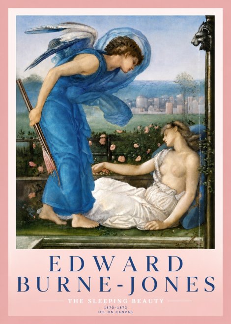 Edward Burne-Jones The Sleeping Beauty No3 - Affiche