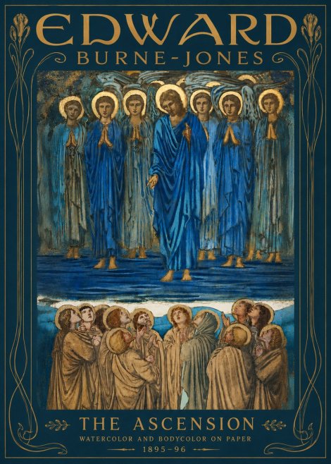Edward Burne-Jones The Ascension No5 - Affiche