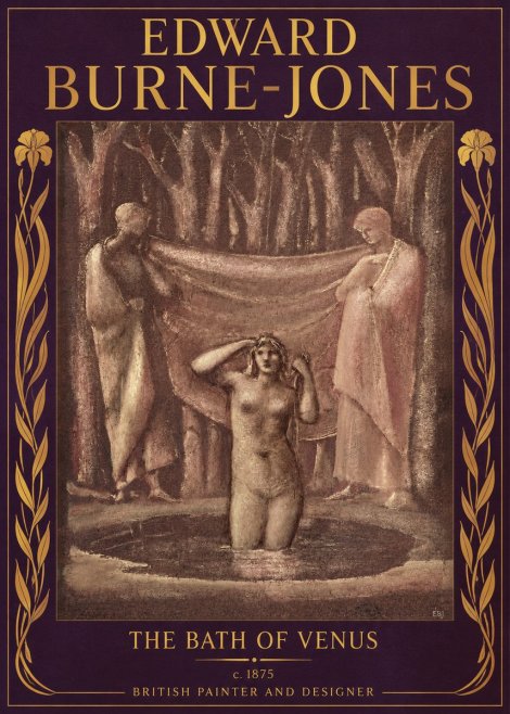 Edward Burne-Jones The Bath of Venus No2 - Affiche
