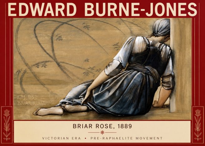 Edward Burne-Jones Briar Rose No3 - Affiche