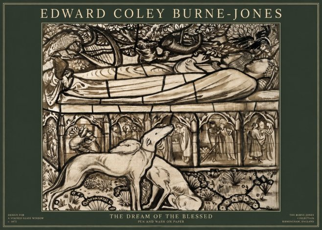 Edward Burne-Jones The Dream of the Blessed No1 - Affiche