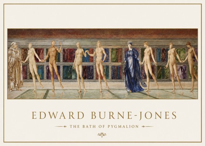 Edward Burne-Jones The Bath of Pygmalion No1 - Affiche