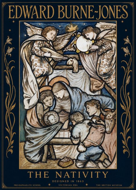 Edward Burne-Jones The Nativity No3 - Affiche