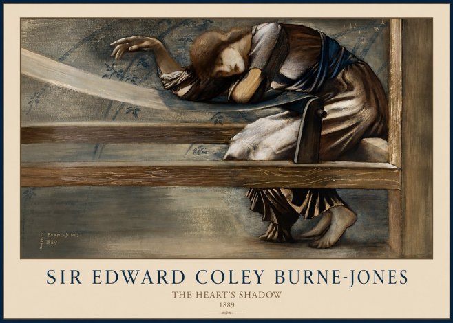 Edward Burne-Jones The Heart's Shadow No2 - Affiche