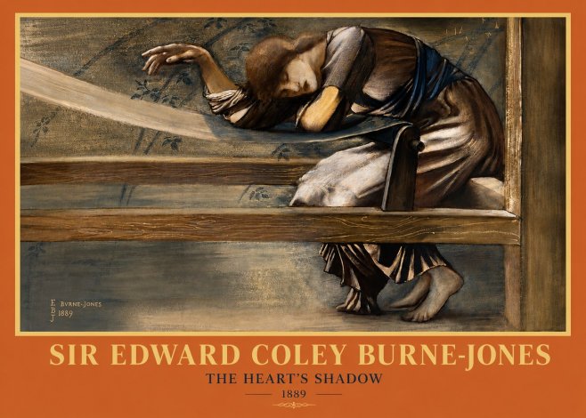 Edward Burne-Jones The Heart's Shadow No3 - Affiche