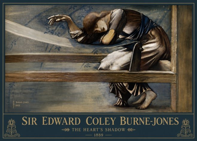 Edward Burne-Jones The Heart's Shadow No4 - Affiche