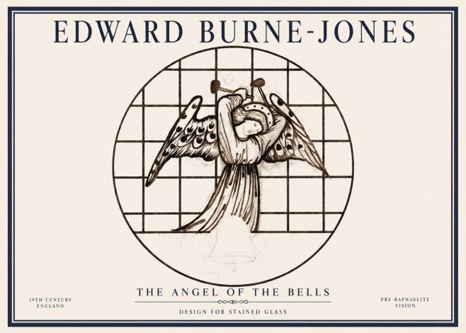 Edward Burne-Jones The Angel of the Bells No1 - Affiche