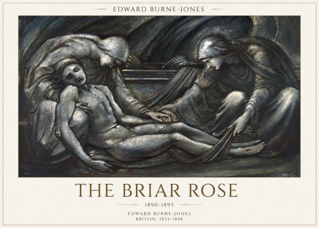 Edward Burne-Jones The Briar Rose No1 - Affiche