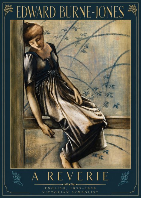 Edward Burne-Jones A Reverie No5 - Affiche