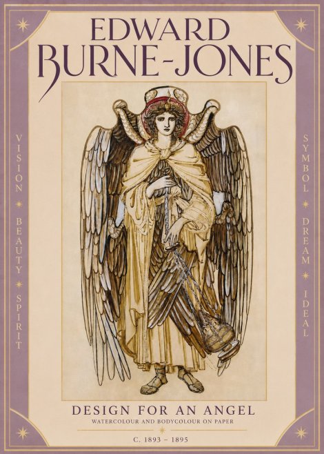 Edward Burne-Jones Design for an Angel No3 - Affiche